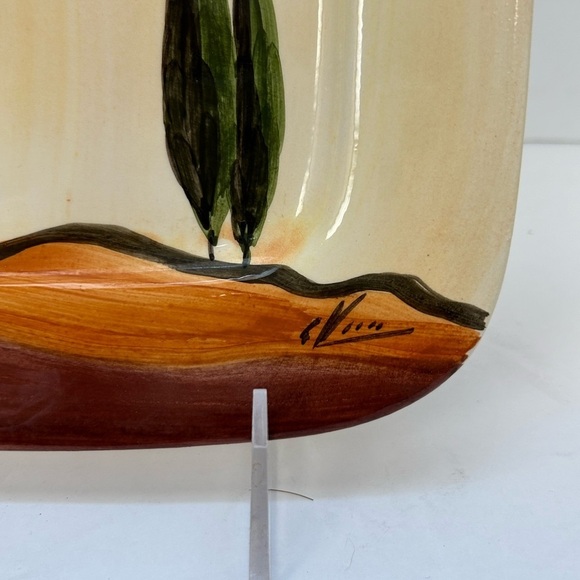 Castello Banti / hand painted / Artist signed/ trinket / decorative wall plate - Picture 2 of 9